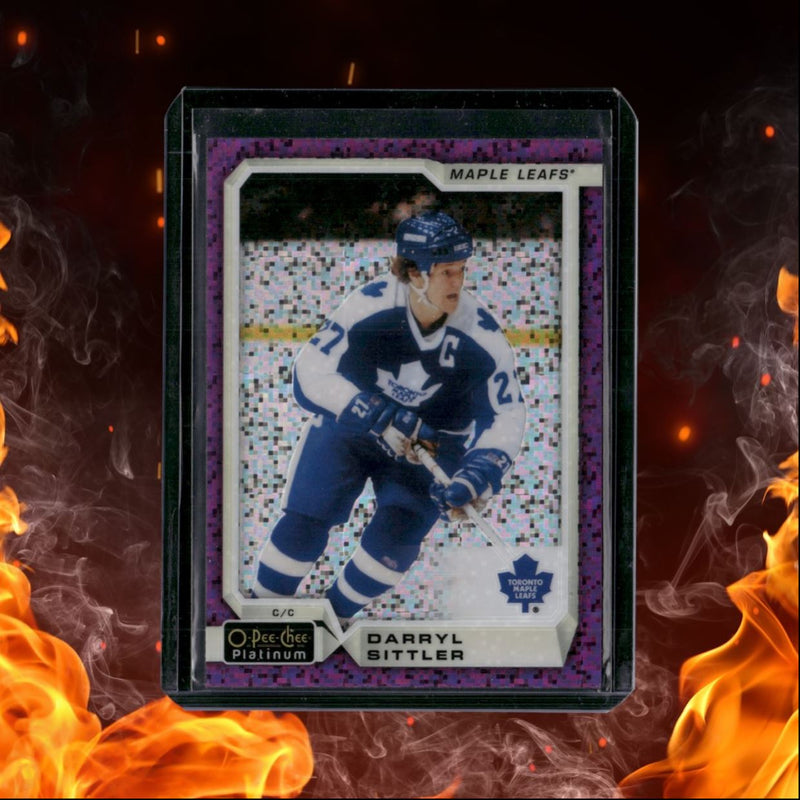 2018-19 O-Pee-Chee Platinum Darryl Sittler Violet Pixels SP