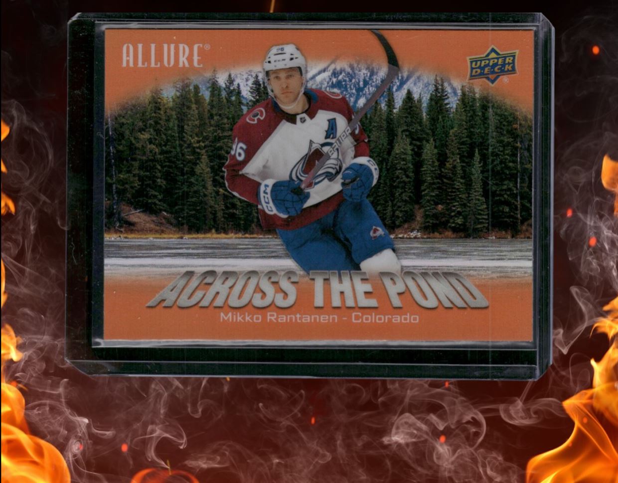 2024-25 Upper Deck Allure Mikko Rantanen Across the Pond Orange #ATP-3