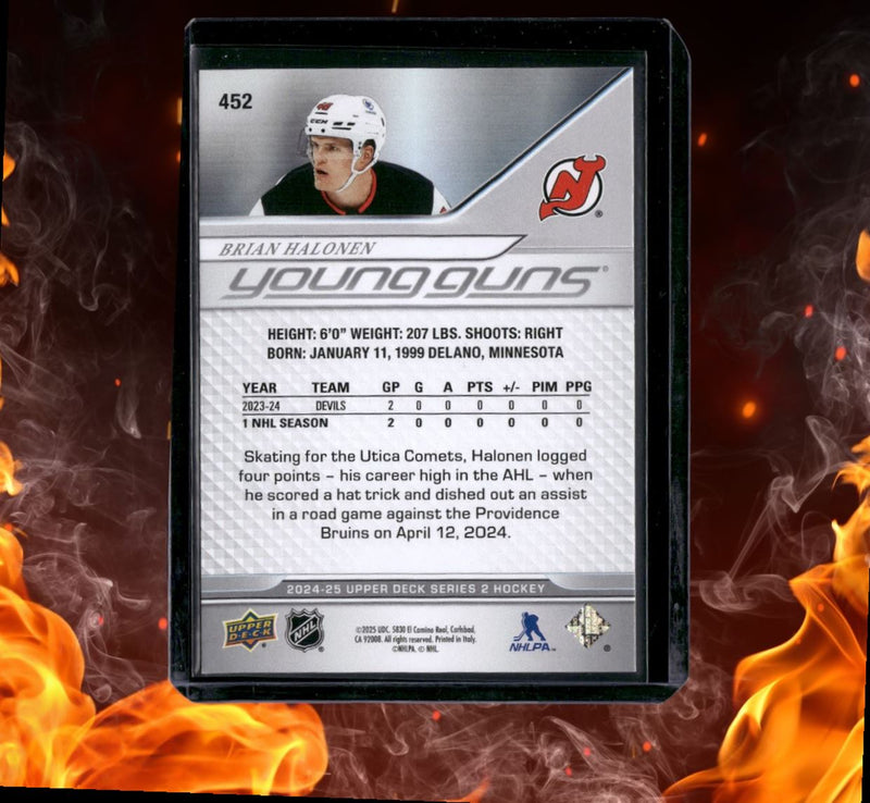 2024-25 Upper Deck Brian Halonen Young Guns Rookie