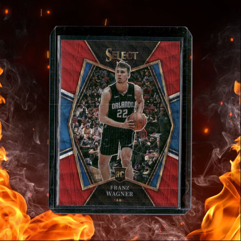 2021-22 Panini Select Franz Wagner Red Wave Prizm Premier Level Rookie