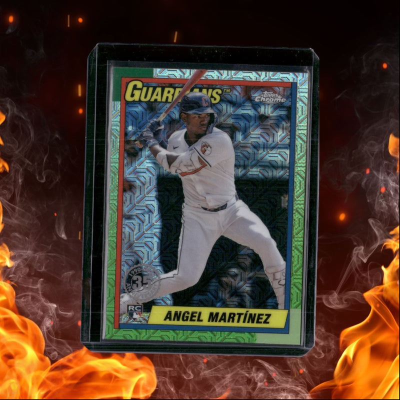 2025 Topps Angel Martinez Retro 1990 Anniversary Mojo Chrome Rookie