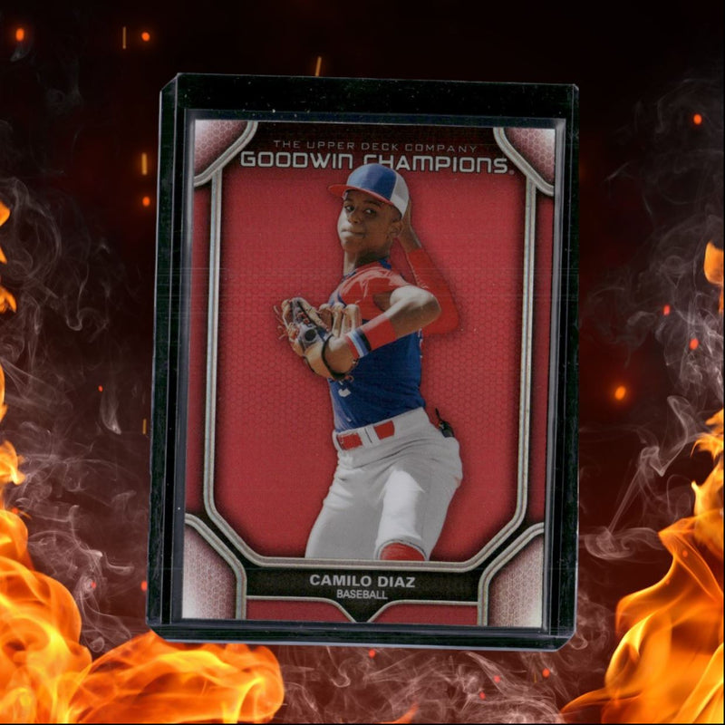 2024 Upper Deck Goodwin Champions Camilo Diaz Portrait Red
