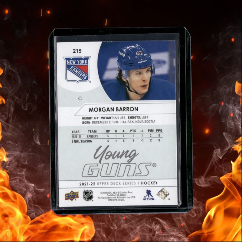 2021-22 Upper Deck Morgan Barron Young Guns Rookie