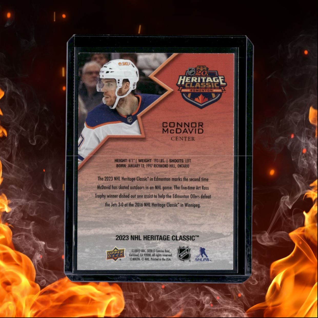 2023-24 Upper Deck Heritage Classic Connor McDavid