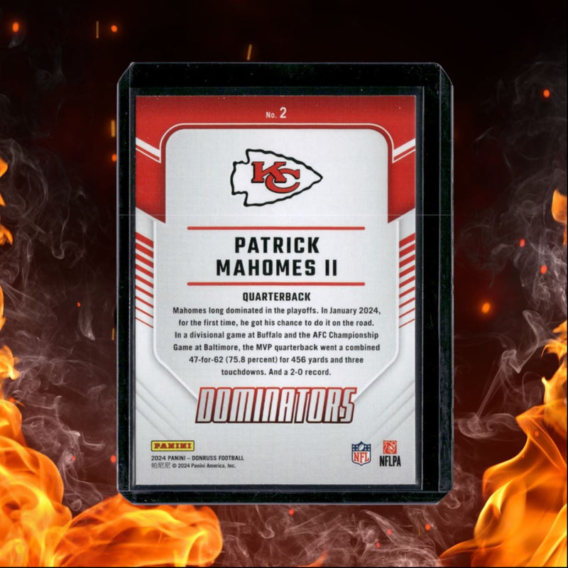2024 Panini Donruss Patrick Mahomes II Dominators