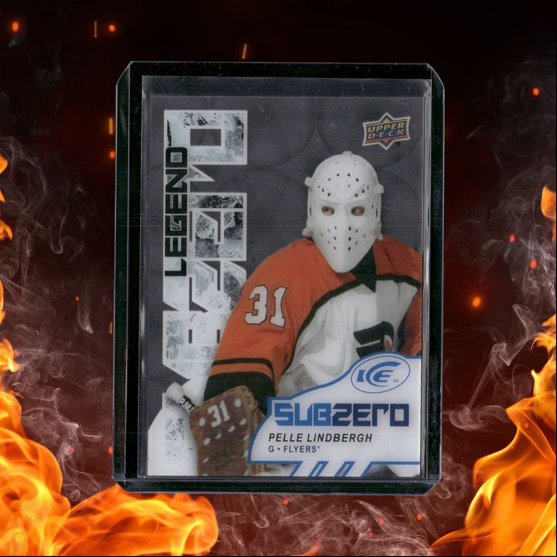 2017-18 Upper Deck ICE Pelle Lindbergh Sub Zero Legend