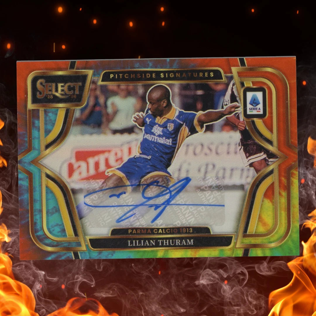 2025-26 Panini Select Serie A LILIAN THURMAN Tie Dye Auto /25 #PS-LT