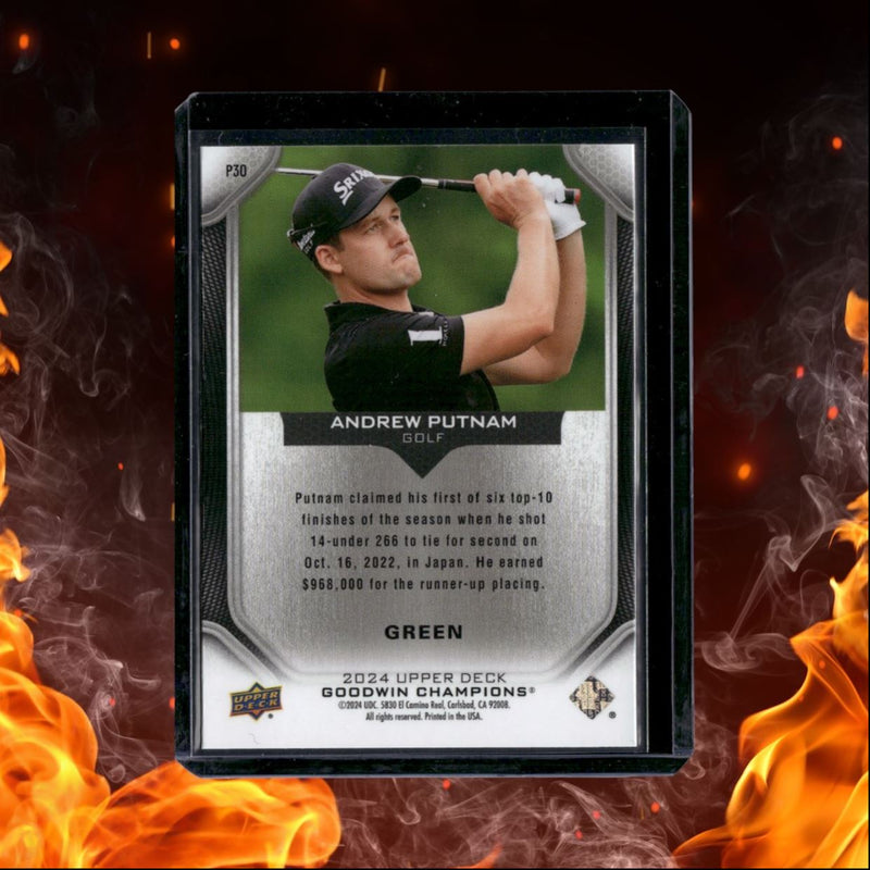 2024 Upper Deck Goodwin Champions Andrew Putnam Portrait Green