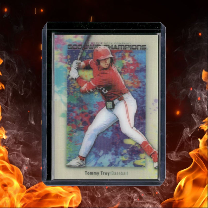 2024 Upper Deck Goodwin Champions Tommy Troy Splash of Color Lenticular SSP