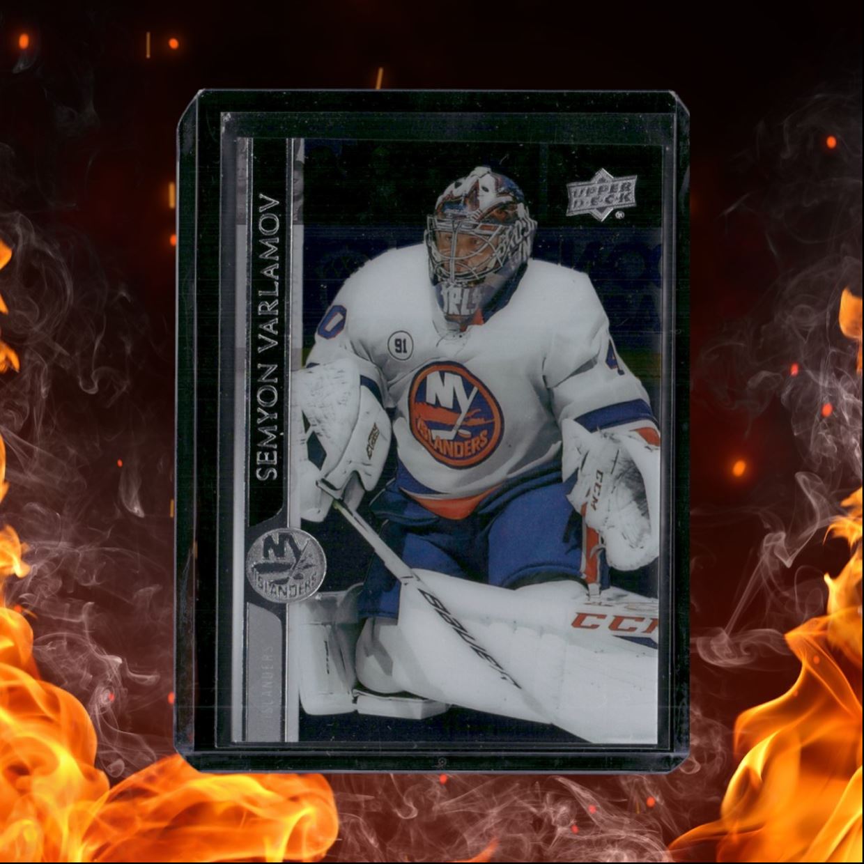 2020-21 Upper Deck Semyon Varlamov Clear Cut SP (B) #119