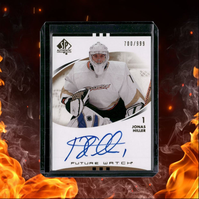 2007-08 SP Authentic Jonas Hiller Future Watch Rookie Auto 700/999