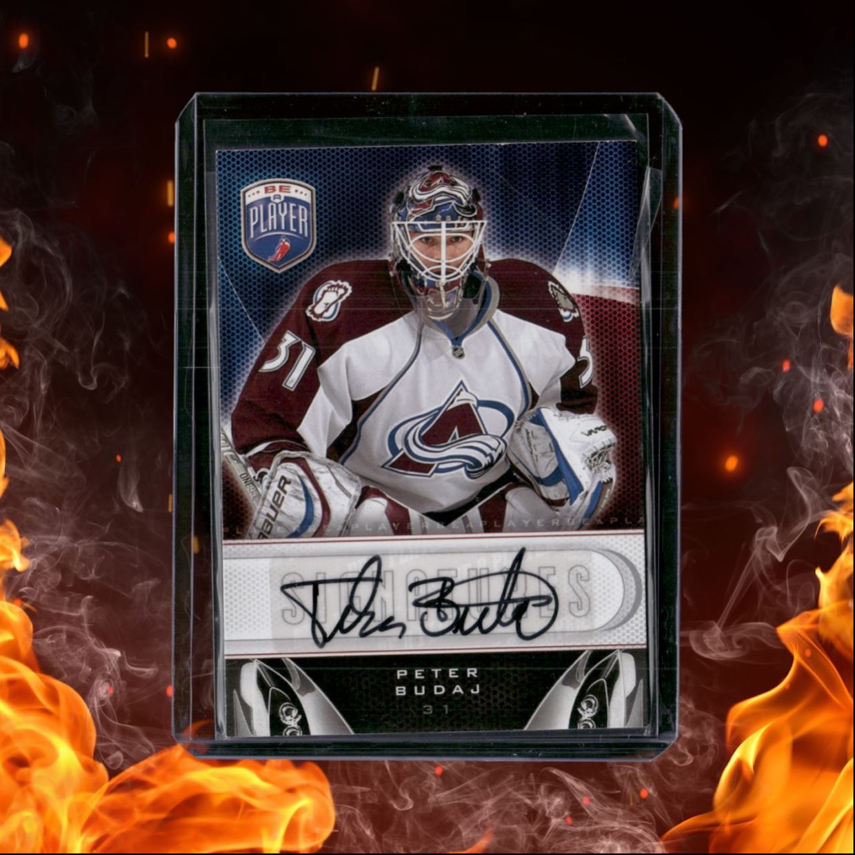 2009-10 Upper Deck Be A Player Peter Budaj Signatures Auto #S-BU
