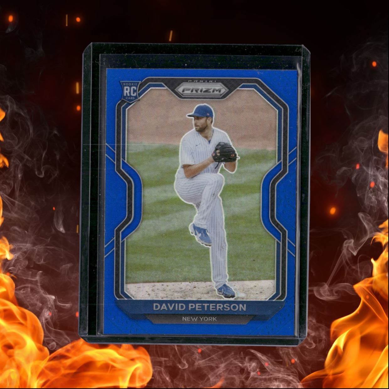 2021 Panini Prizm Blue David Peterson Rookie #62