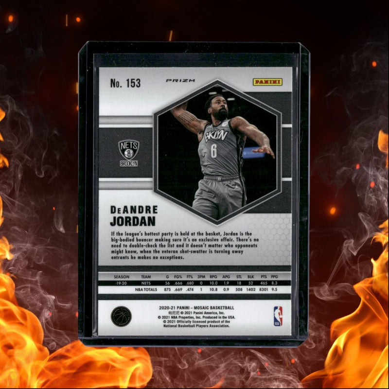 2020-21 Panini Mosaic DeAndre Jordan Genesis Prizm SSP