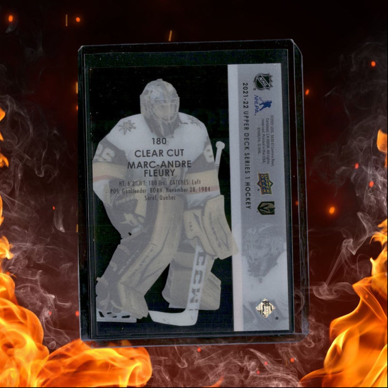 2021-22 Upper Deck Marc-Andre Fleury Clear Cut SP (A)