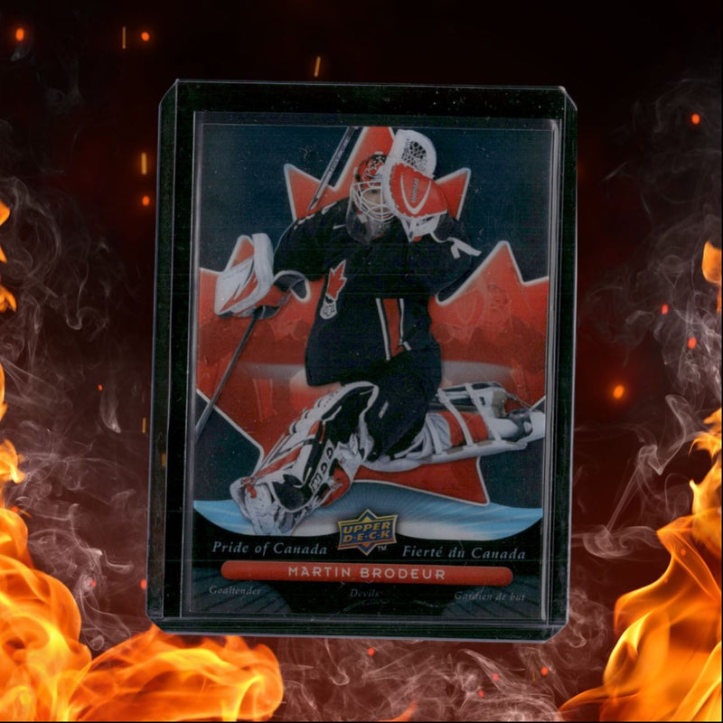 2009-10 Upper Deck McDonald's Martin Brodeur Pride of Canada Clear Cut Auto