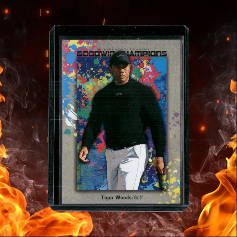 2024 Upper Deck Goodwin Champions Tiger Woods Splash of Color (F)