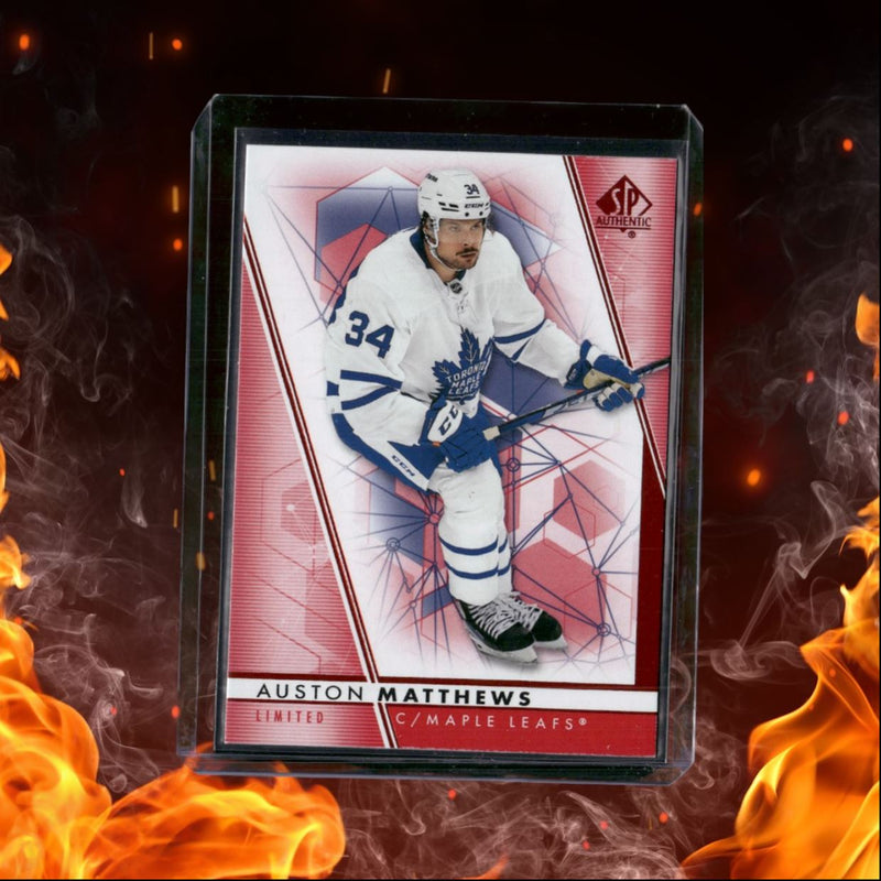 2023-24 SP Authentic Auston Matthews Limited Red (A)
