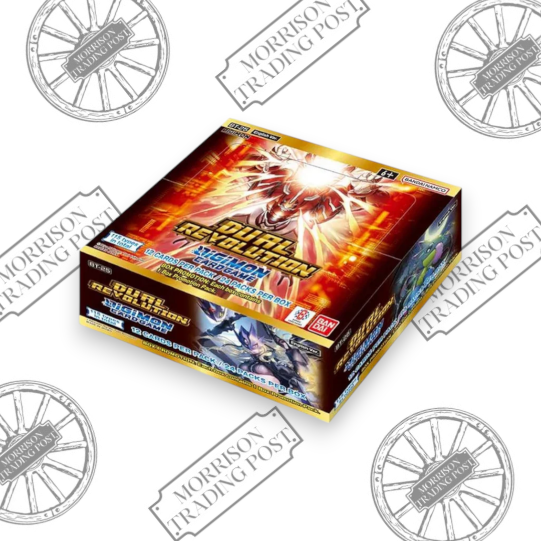 Digimon Dual Revolution Booster Box — front of sealed box