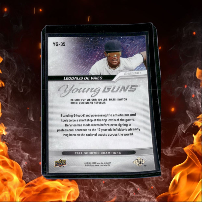 2024 Upper Deck Goodwin Champions Leodalis De Vries Young Guns (C) Rookie