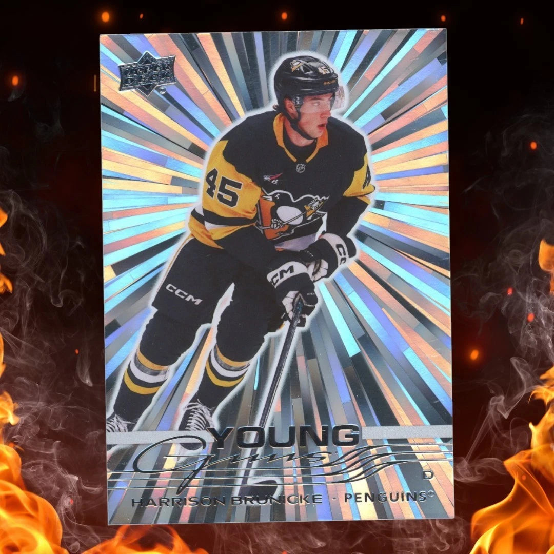 2025-26 Upper Deck HARRISON BRUNICKE Young Guns Silver Outburst #474