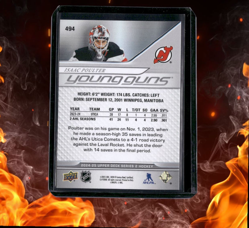 2024-25 Upper Deck Isaac Poulter Young Guns (C) Rookie