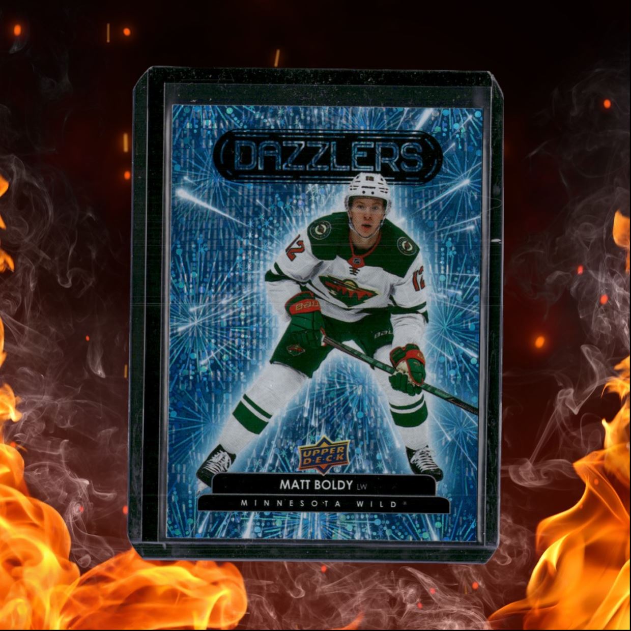 2022-23 Upper Deck Matt Boldy Dazzlers Blue Rookie #DZ-28