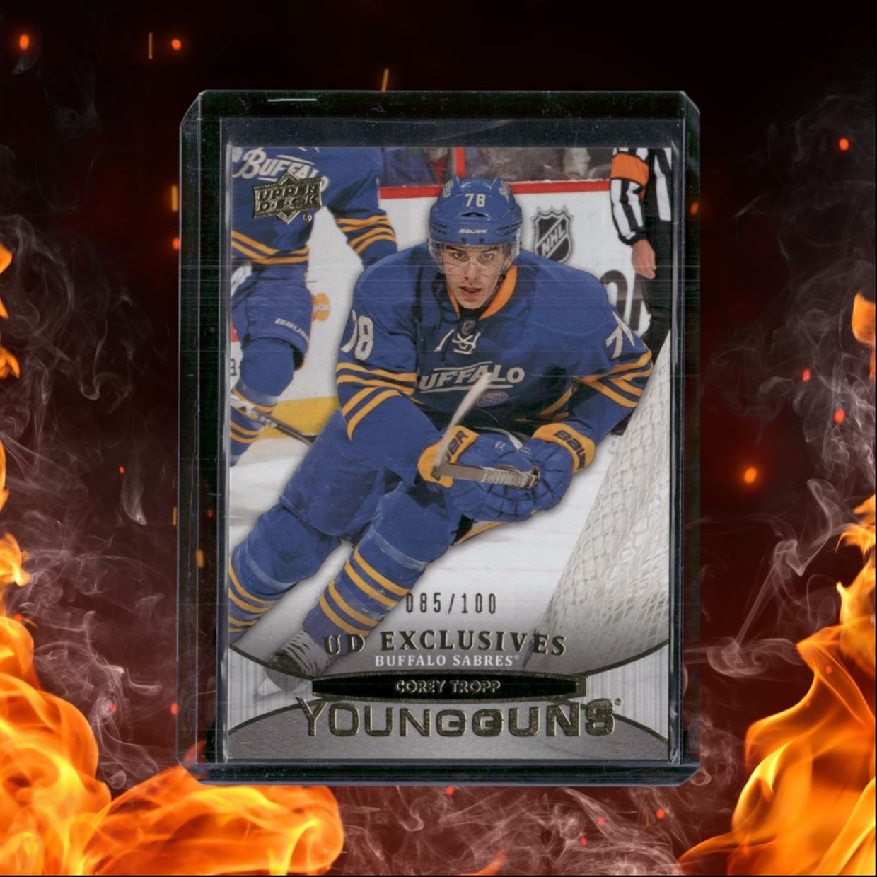 2011-12 Upper Deck Corey Tropp Young Guns UD Exclusives Rookie 085/100 #453