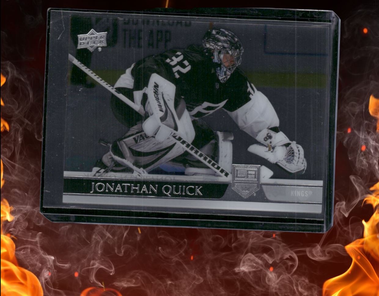 2020-21 Upper Deck Jonathan Quick Clear Cut SP #338