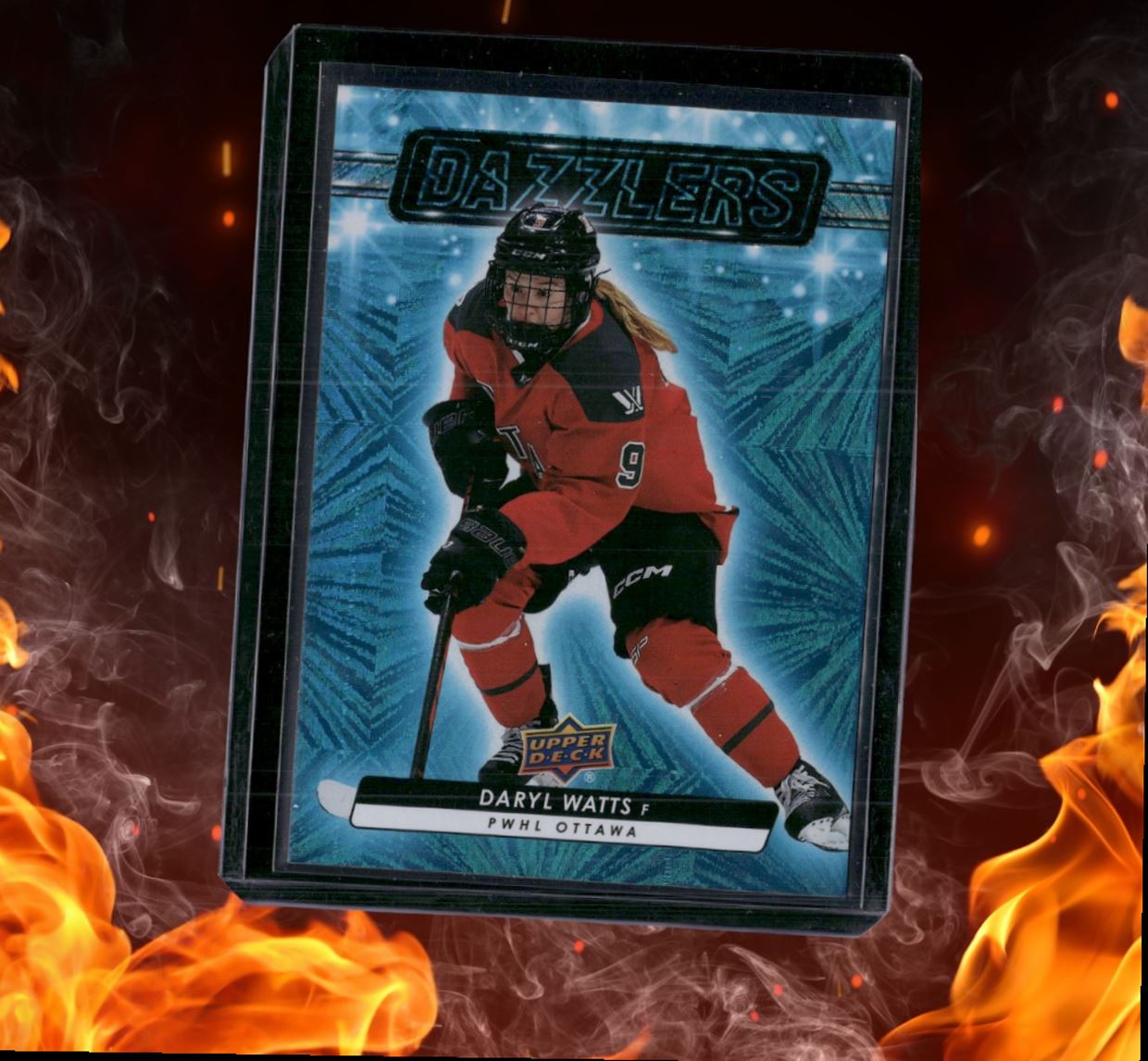 2024-25 Upper Deck PWHL Daryl Watts Dazzlers Blue (B) #DZ-9