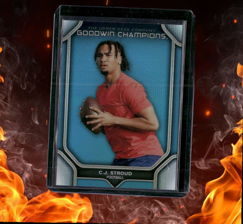 2024 Upper Deck Goodwin Champions C.J. Stroud Platinum Blue