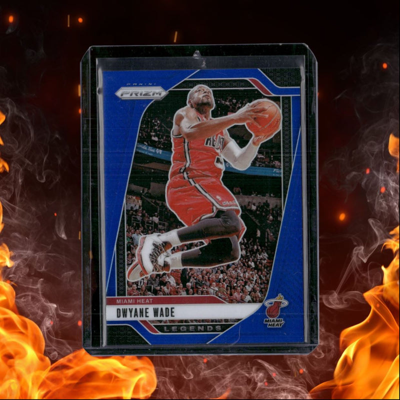 2024-25 Panini Prizm Dwayne Wade Blue Prizm 132/199