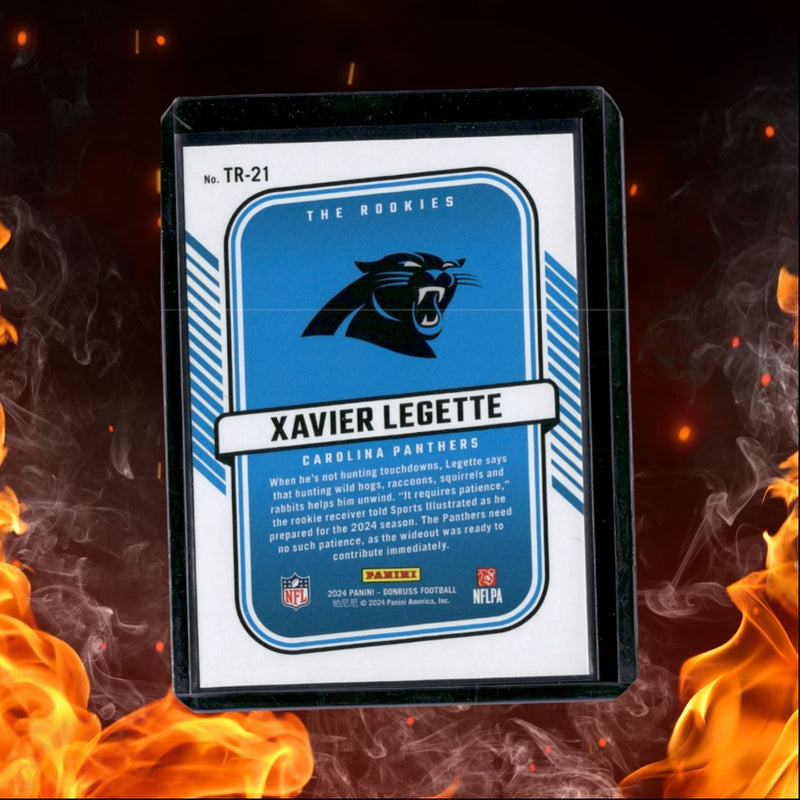 2024 Panini Donruss Xavier Legette The Rookies Rookie