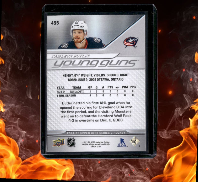 2024-25 Upper Deck Cameron Butler Young Guns (C) Rookie
