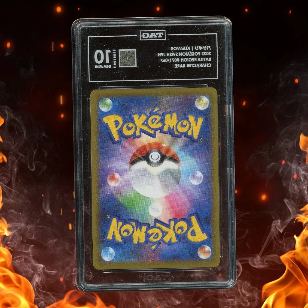 Pokemon Battle Region Japanese KLEAVOR 071/067 Character Rare TAG 10