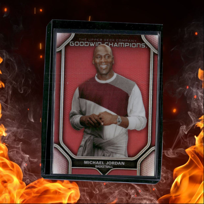 2024-25 Upper Deck Goodwin Champions Michael Jordan Platinum Red