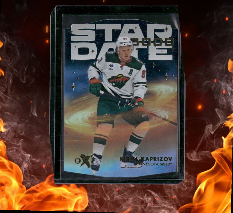 2023-24 SkyBox EX 2000 Kirill Kaprizov Star Date 3000 Die-Cut