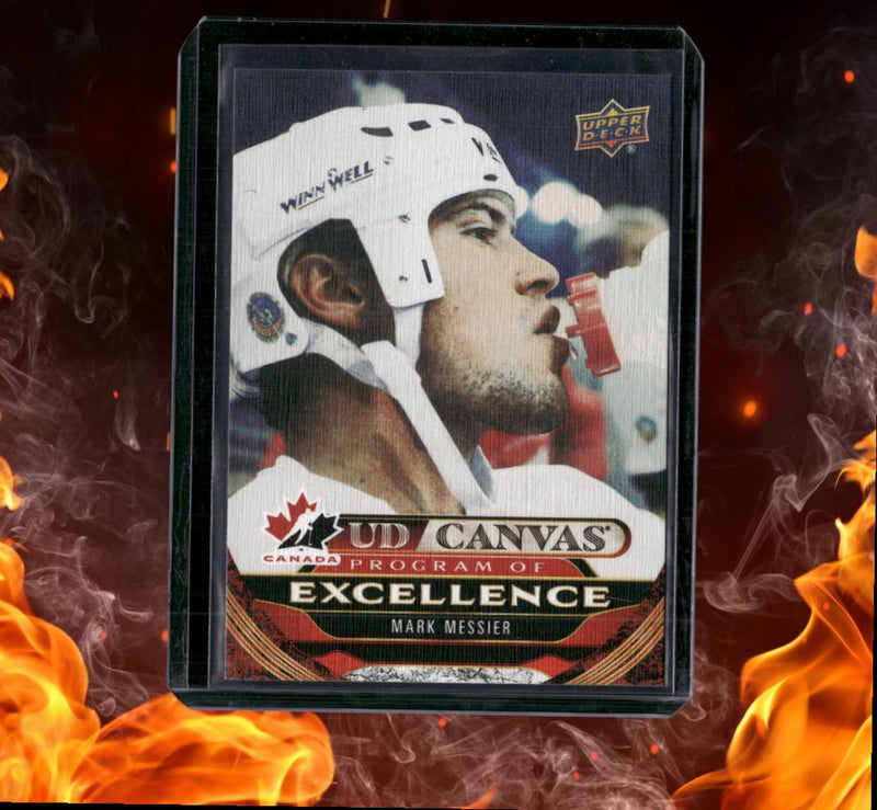 2024-25 Upper Deck Mark Messier UD Canvas Program of Excellence Retired