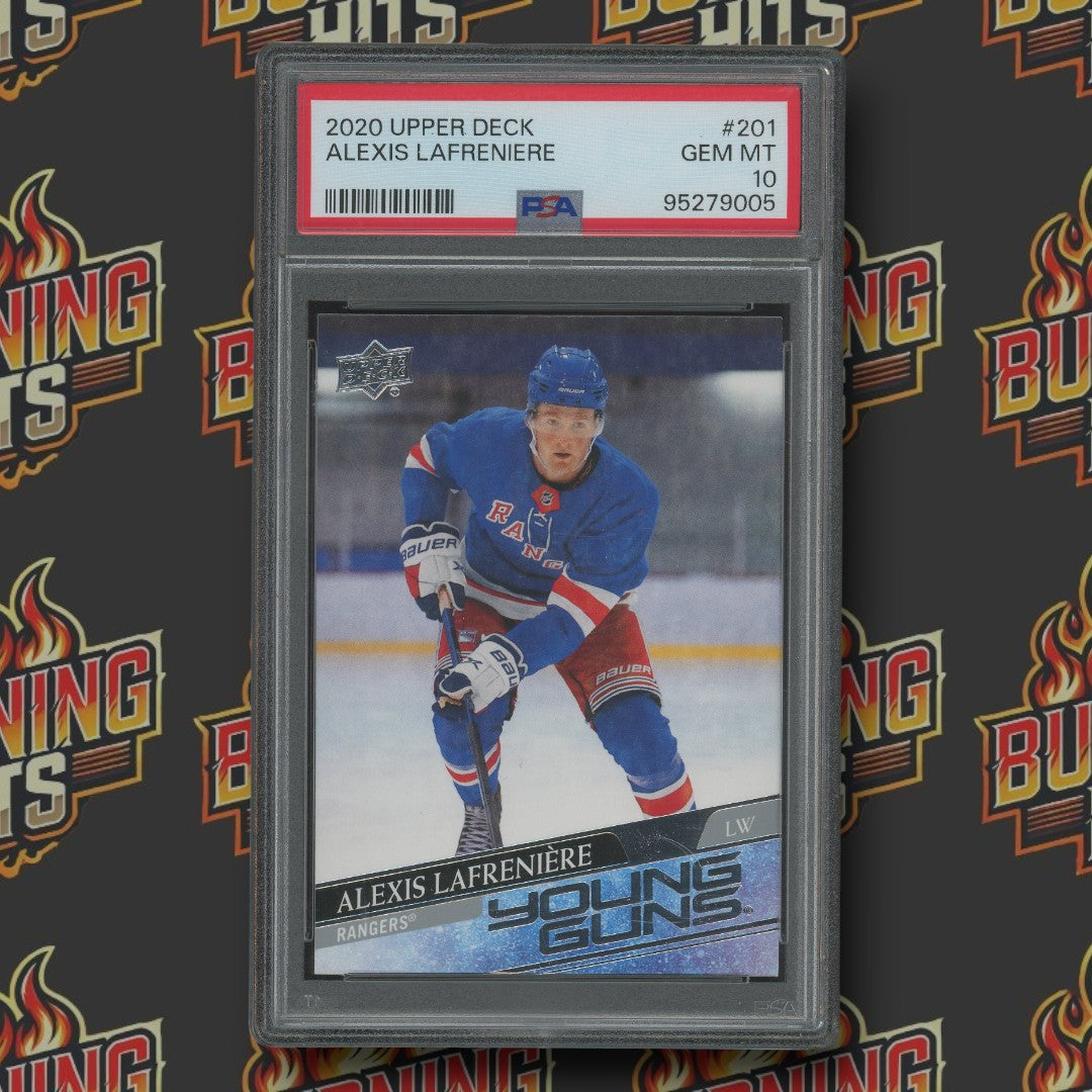 Burning Hits Young Guns Graded Card Box - INFERNO Series #1
