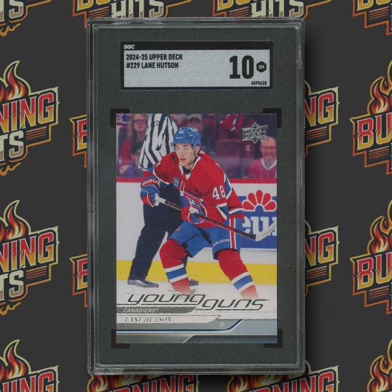 Burning Hits Young Guns Graded Card Box - INFERNO Series