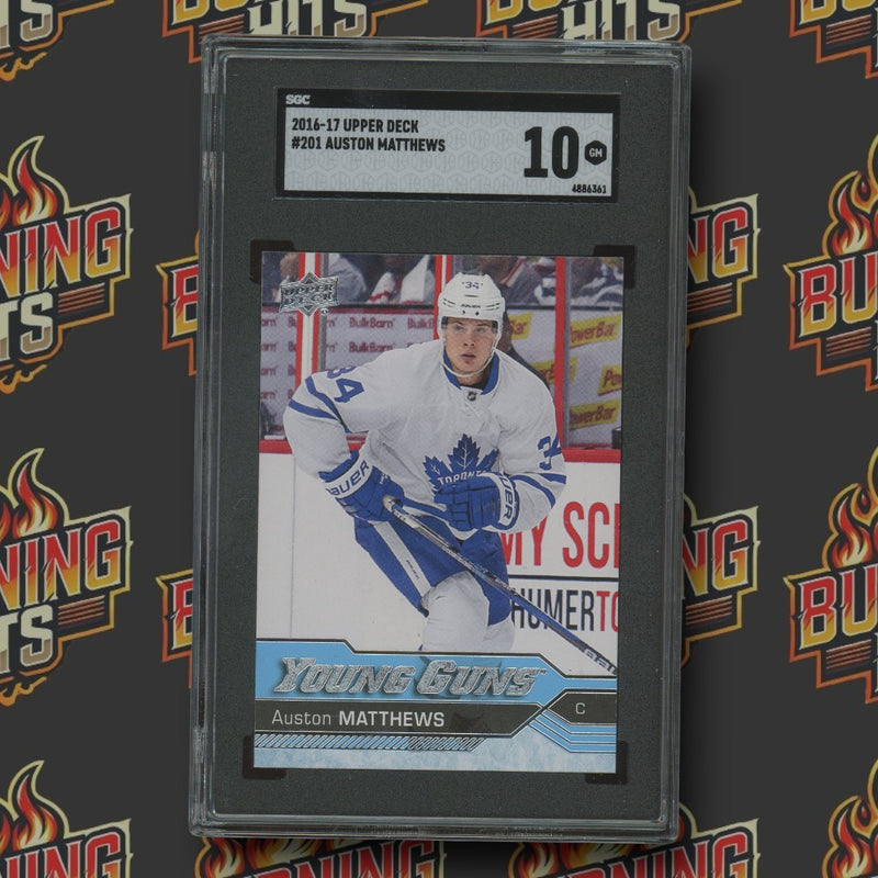 Burning Hits Young Guns Graded Card Box - INFERNO Series