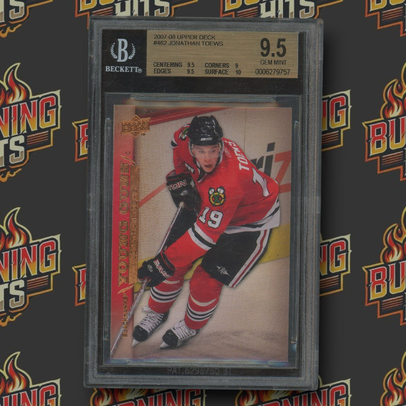 Burning Hits Young Guns Graded Card Box - INFERNO Series