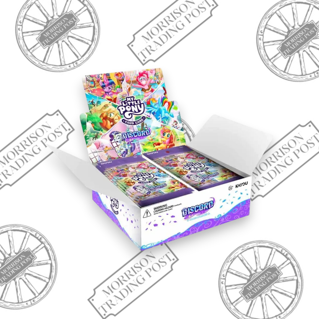 My Little Pony Discord 20-Pack Booster Box — front of sealed box