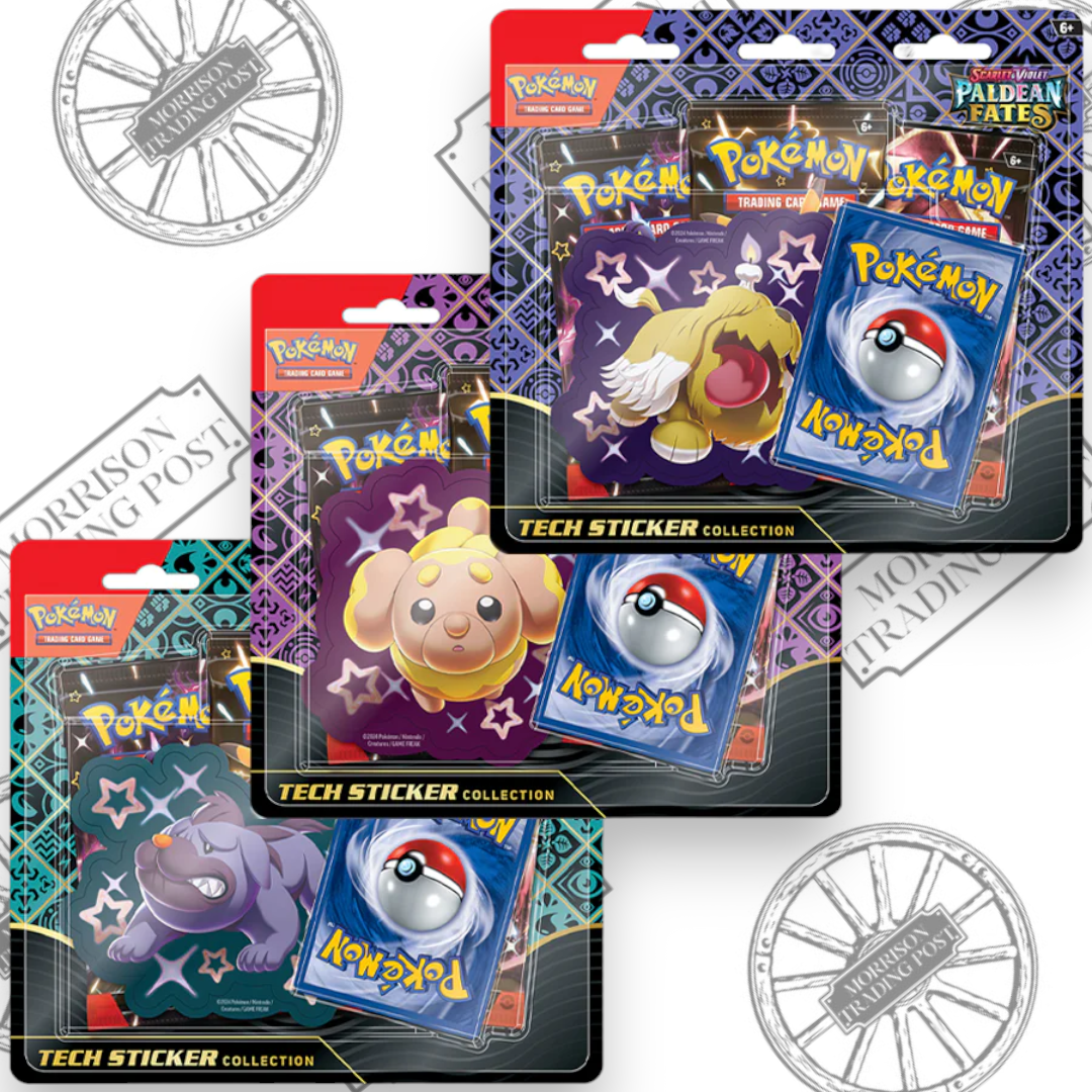 Pokemon Scarlet & Violet Paldean Fates Tech Sticker Collection