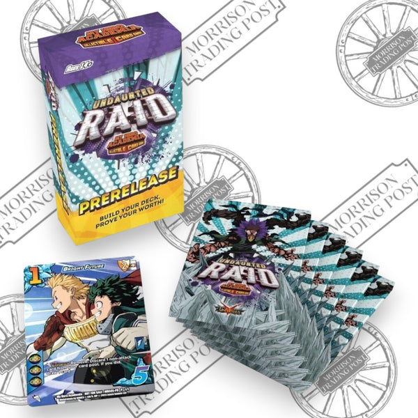 Universus My Hero Academia Collectable Card Game Undaunted Raid Prerelease 6 Pack Box