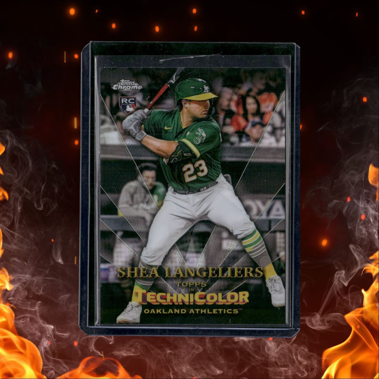 2023 Topps Chrome Shea Langeliers Technicolor Rookie #TT-18