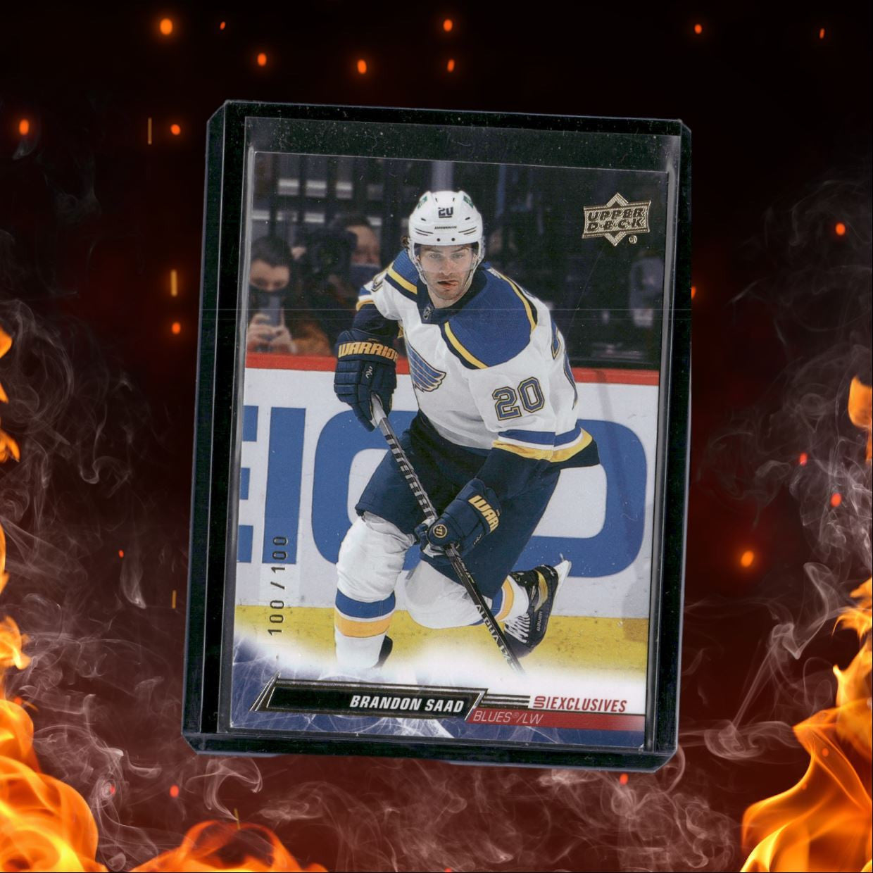 2022-23 Upper Deck Brandon Saad Exclusive 100/100 #161