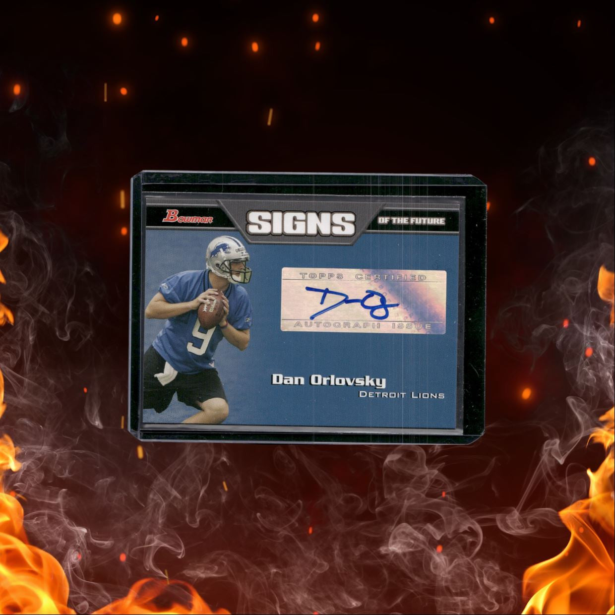 2005 Topps Bowman Dan Orlovsky Auto #SF-DO