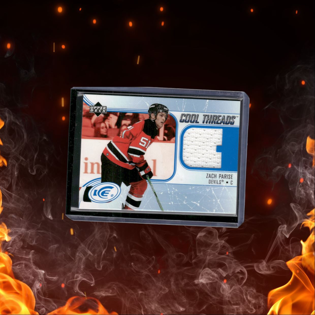 2006-07 Upper Deck Ice Zach Parise Cool Threads #CT-ZP