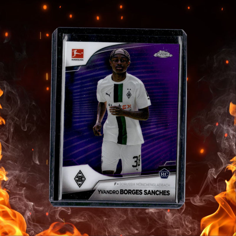 2023 Topps Chrome Yvandro Borges Sanches Purple Refractor Rookie 134/299